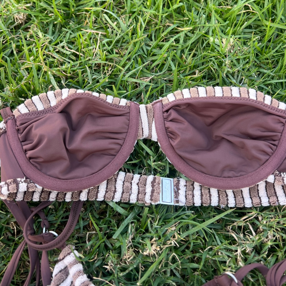 Rhythm Women’s Terry Sands Stripe Top and Bottom - Picture 3 of 5